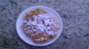 Homemade Funnel Cake, Picture by Alex Tsai